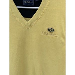 Kingsmill Bobby Jones Players Cotton Sleeveless Golf Vest Size XXL Yellow